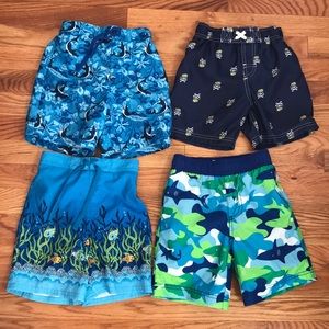 Bundle of 4 Boys Swim Trunks 3T